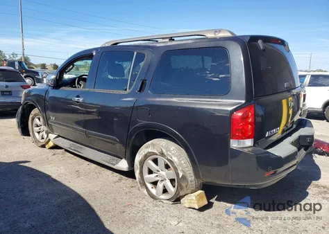 2008 Nissan Armada Se from USA, damaged, VIN 5N1BA08D28N602132